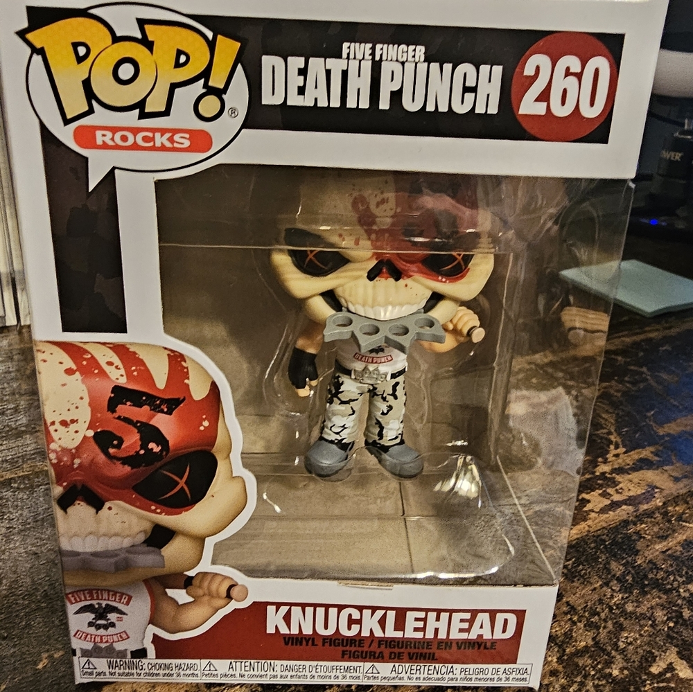 Knucklehead Five Finger Death Punch Rock Band  Funko Pop #260